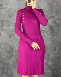 پیراهن دکمه‌دار بافت