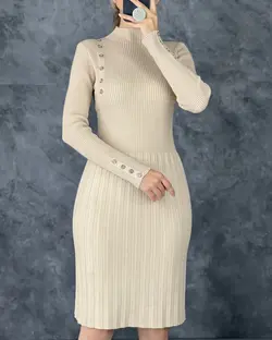 پیراهن دکمه‌دار بافت