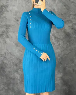 پیراهن دکمه‌دار بافت