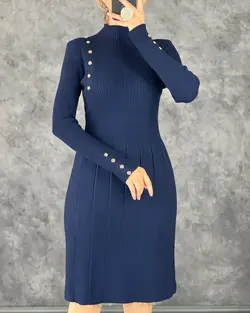 پیراهن دکمه‌دار بافت