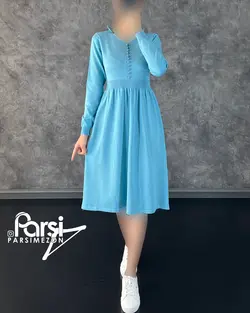 پیراهن یقه چین