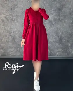 پیراهن یقه چین