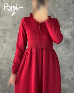پیراهن یقه چین