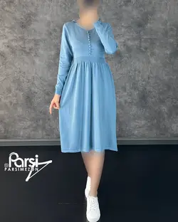 پیراهن یقه چین