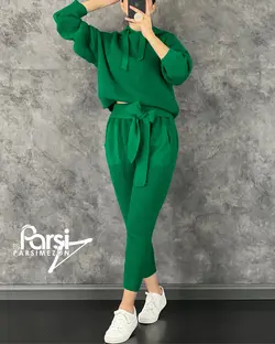 هودی شلوار بافت