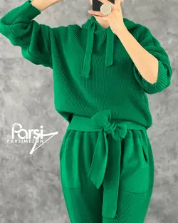 هودی شلوار بافت