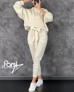 هودی شلوار بافت