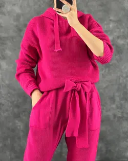 هودی شلوار بافت