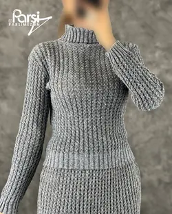 بلوز دامن یقه اسکی