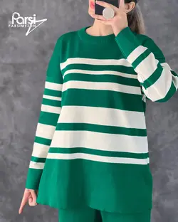 بلوز شلوار راه‌راه کد۱۳۴۰