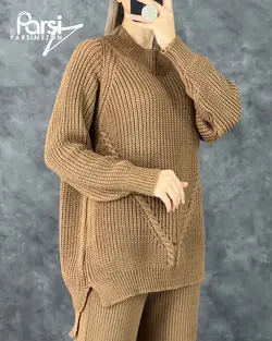 بلوز شلوار پشت بلند