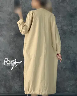 پیراهن لینن چاکدار