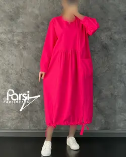 پیراهن لینن چاکدار