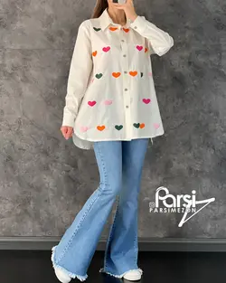 تونیک گلدوزی لینن