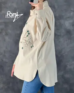 تونیک گلدوزی لینن