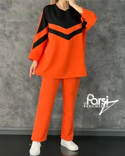 تونیک شلوار دورنگ