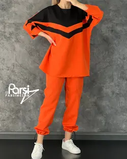 تونیک شلوار دورنگ