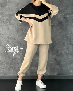 تونیک شلوار دورنگ