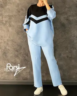 تونیک شلوار دورنگ