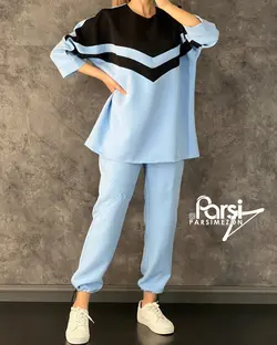 تونیک شلوار دورنگ