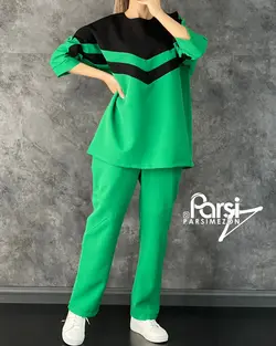 تونیک شلوار دورنگ