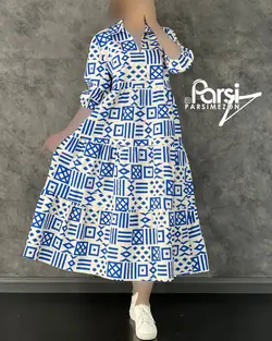 پیراهن هندسی