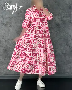 پیراهن هندسی