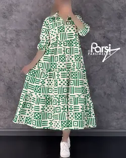 پیراهن هندسی