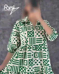 پیراهن هندسی