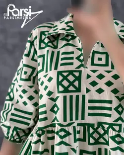 پیراهن هندسی