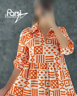 پیراهن هندسی