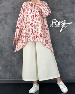 تونیک شلوار گندم