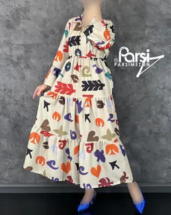 پیراهن رنگی