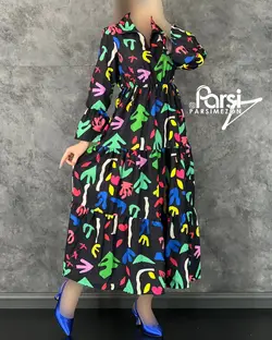 پیراهن رنگی