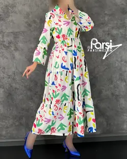 پیراهن رنگی