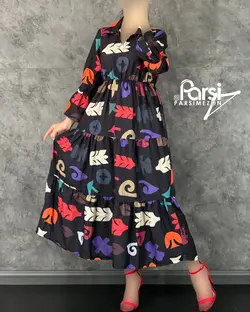 پیراهن رنگی