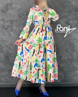 پیراهن رنگی