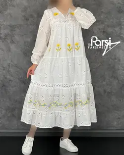 پیراهن خامه دوزی