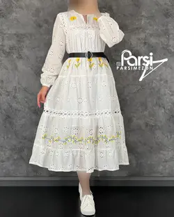 پیراهن خامه دوزی