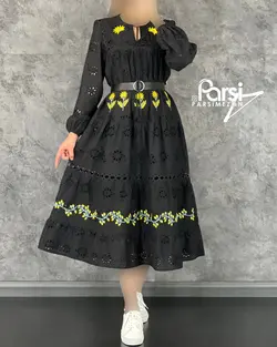 پیراهن خامه دوزی