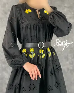 پیراهن خامه دوزی