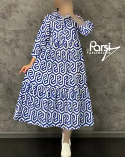 پیراهن هندسی