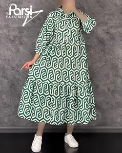 پیراهن هندسی