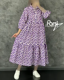 پیراهن هندسی