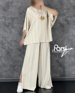 تونیک شلوار راه‌راه
