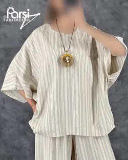 تونیک شلوار راه‌راه