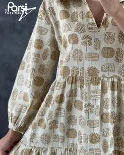 پیراهن برگی