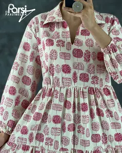 پیراهن برگی