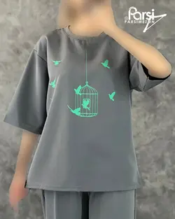 بلوز شلوار پرنده