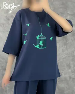 بلوز شلوار پرنده